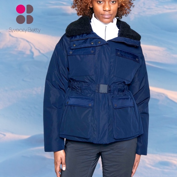 *SOLD**Sweaty Betty Alps Waterproof Duck Down Insulated Ski Jacket NWT - Picture 3 of 12